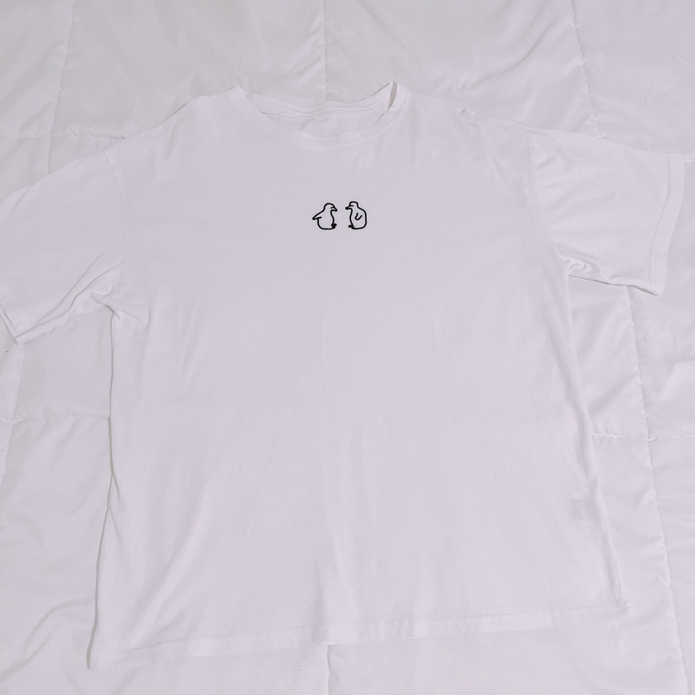 Plain White Penguin Tee